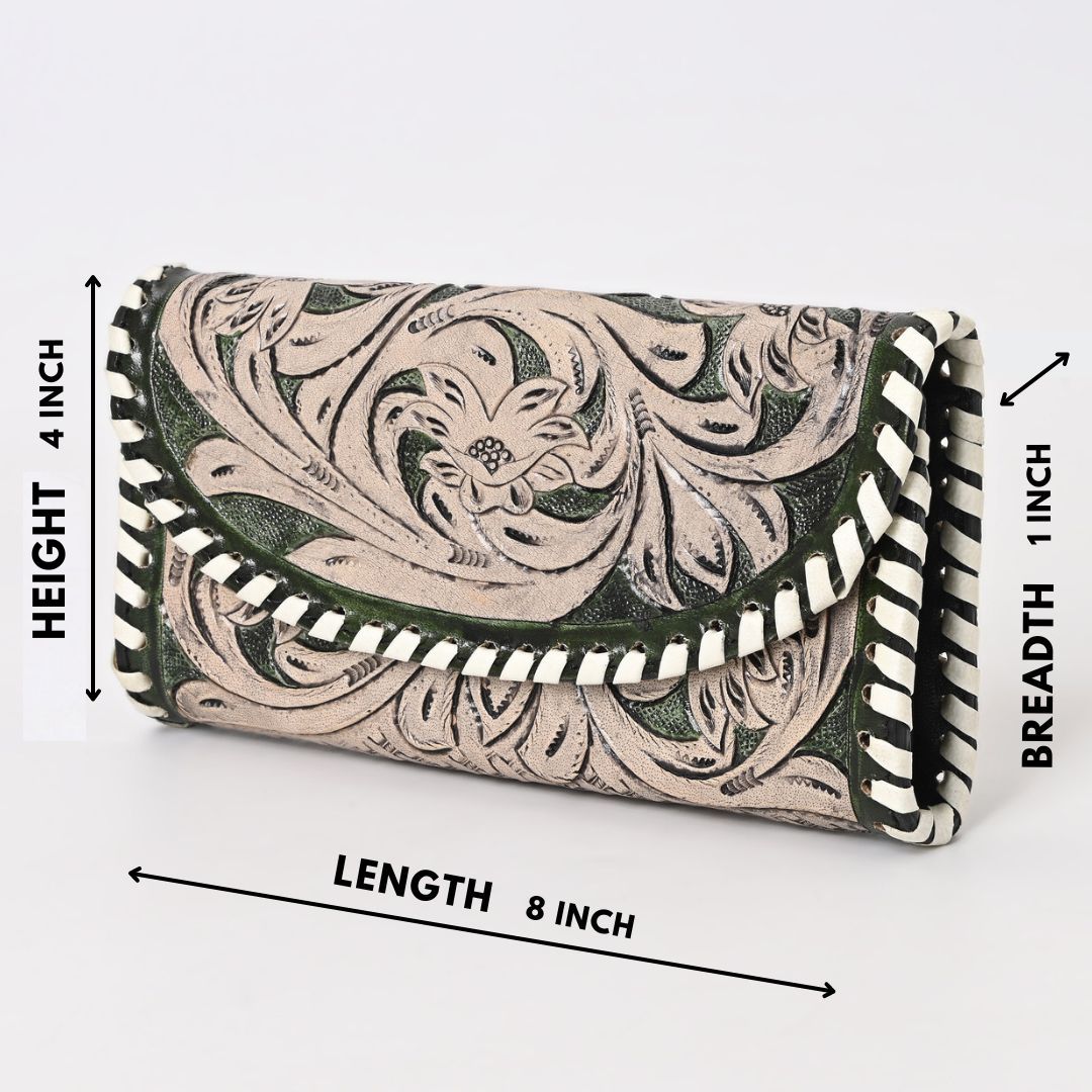 Circe Hand Tooled wallet