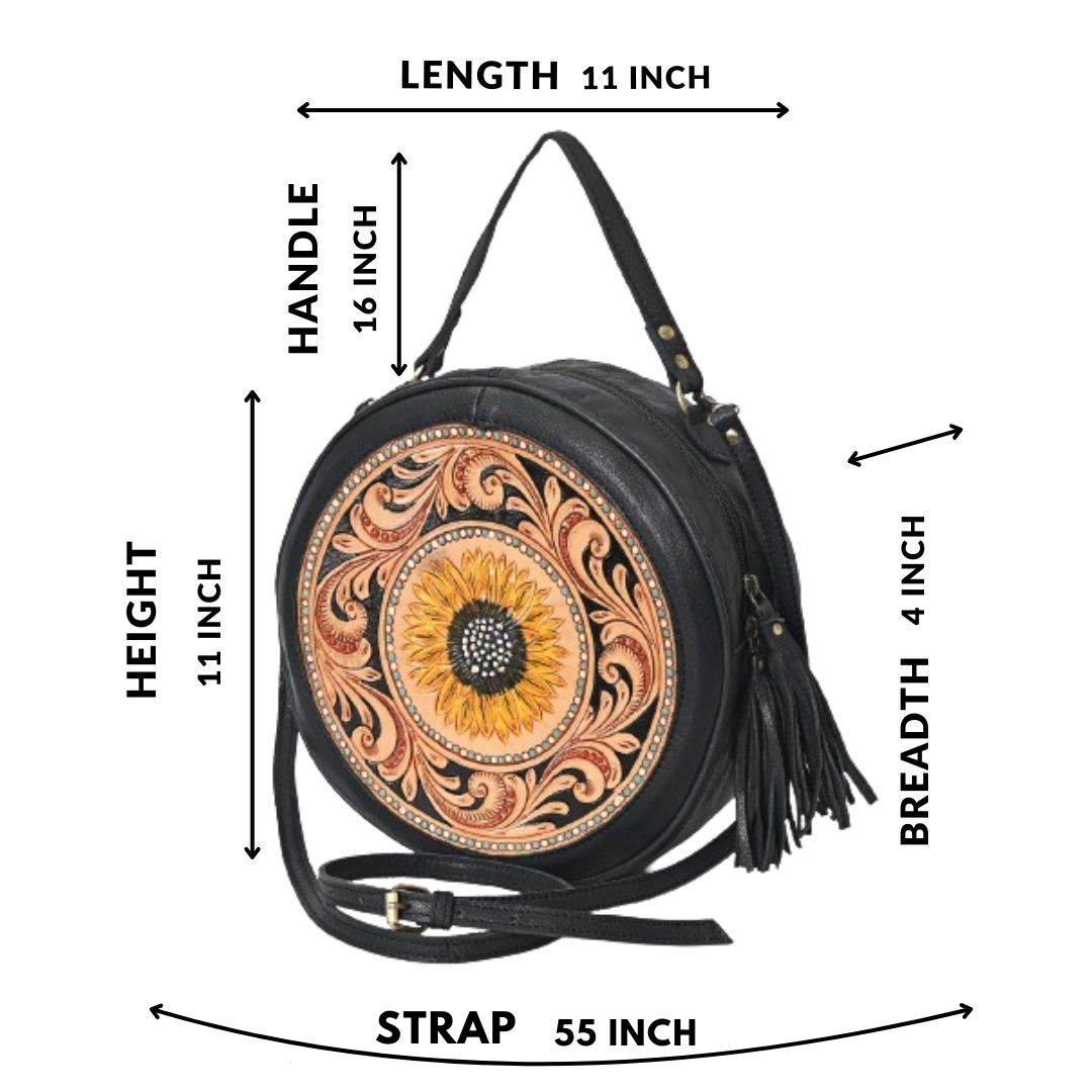 Castle Décor Round Bag