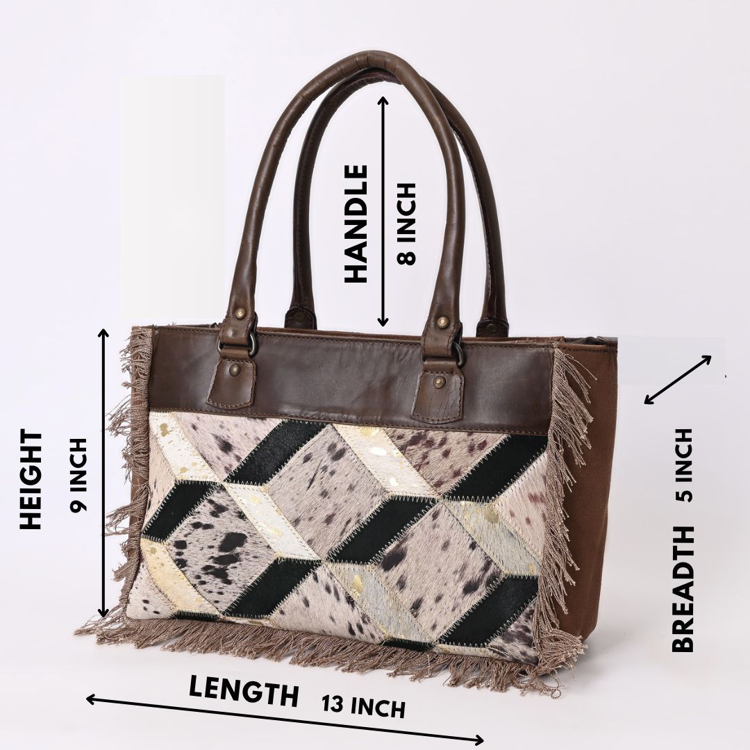 Washed Diamond Patch Bag