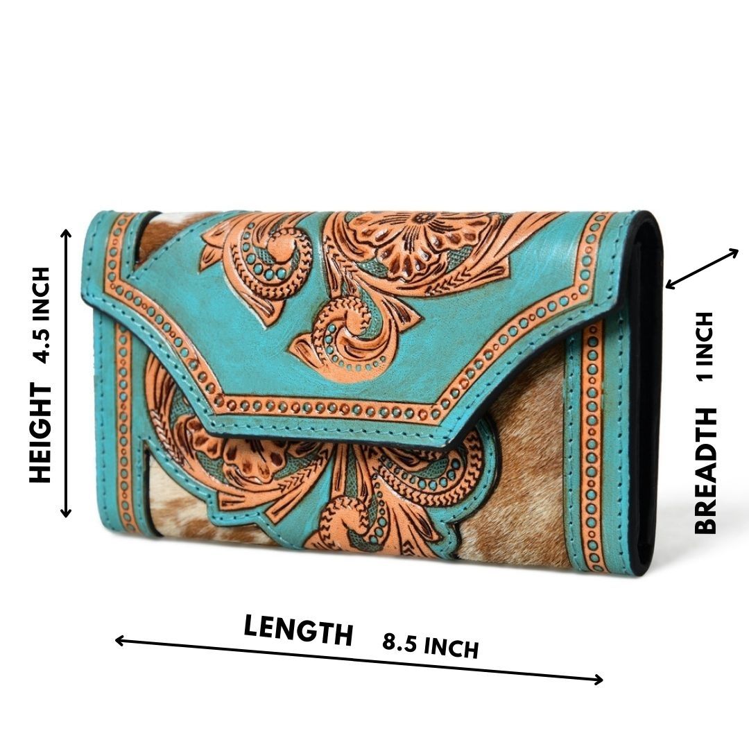 Bunch of 5 Turquoise Wallets