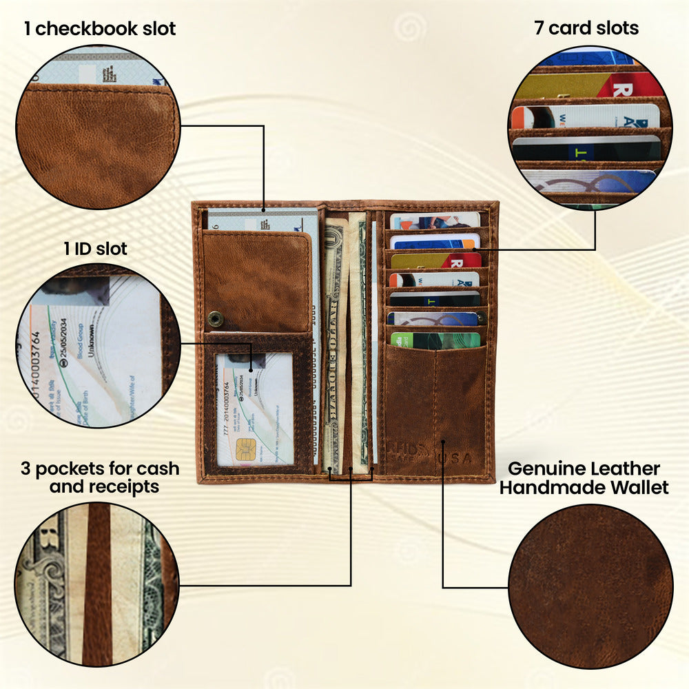 Rodeo Rose Long Wallet