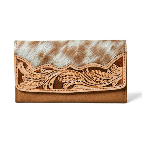 Sundown Stash – Western Cowhide Leather Wallet