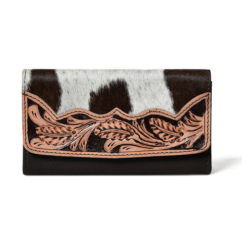 Sundown Stash – Western Cowhide Leather Wallet