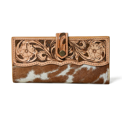 Trailblazer Trifold – Western Cowhide Leather Wallet