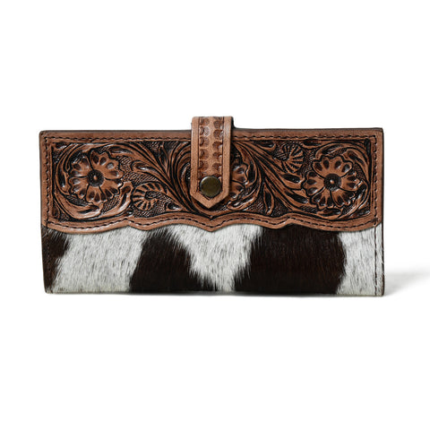 Trailblazer Trifold – Western Cowhide Leather Wallet