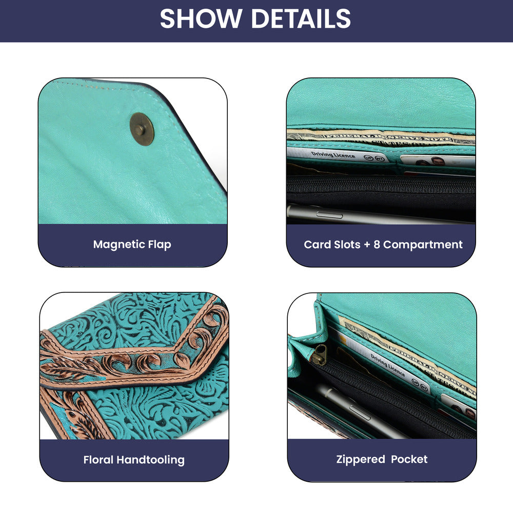 Lariat Leather Trifold