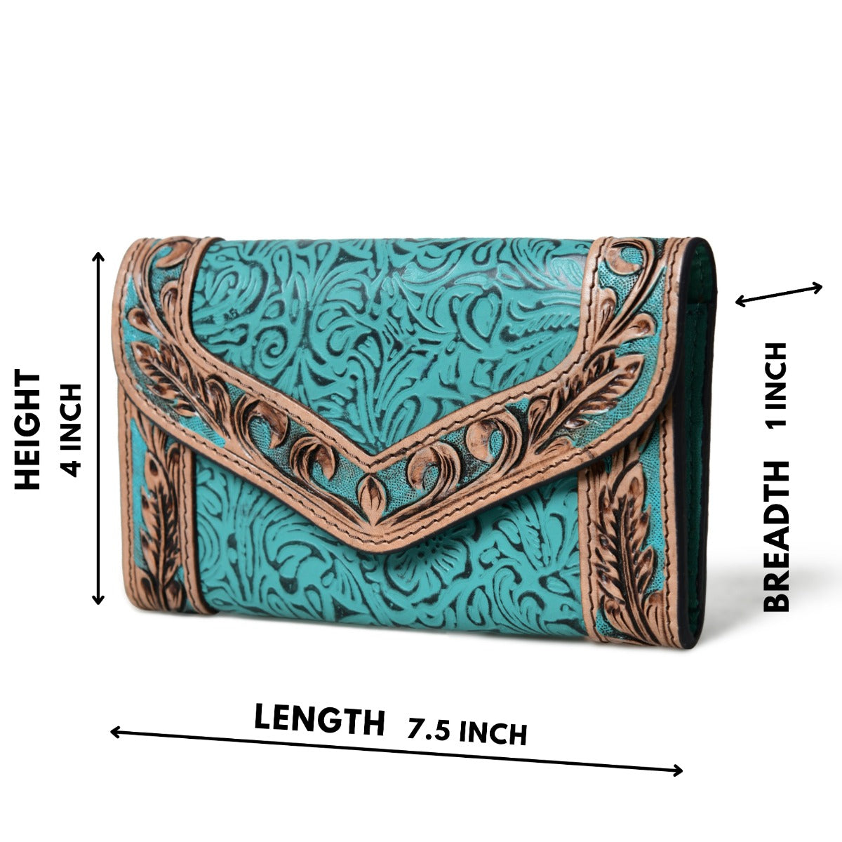 Bunch of 5 Turquoise Wallets